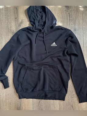 Adidas Black Hoodie Size Medium